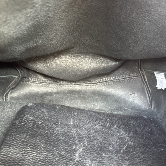 Madewell The Transport Medium Leather Tote Bag True Black DISCONTINUED - Picture 5 of 9